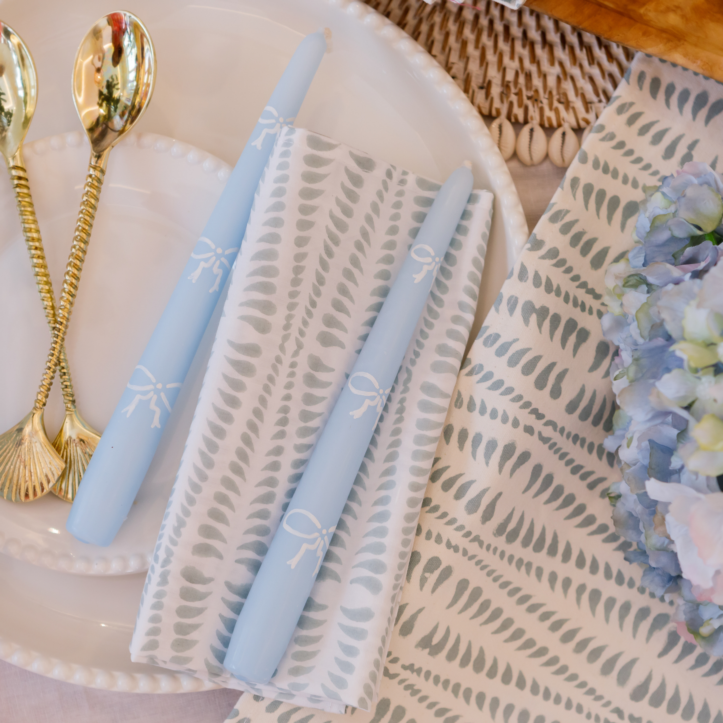 Pair of Hydrangea Placemats