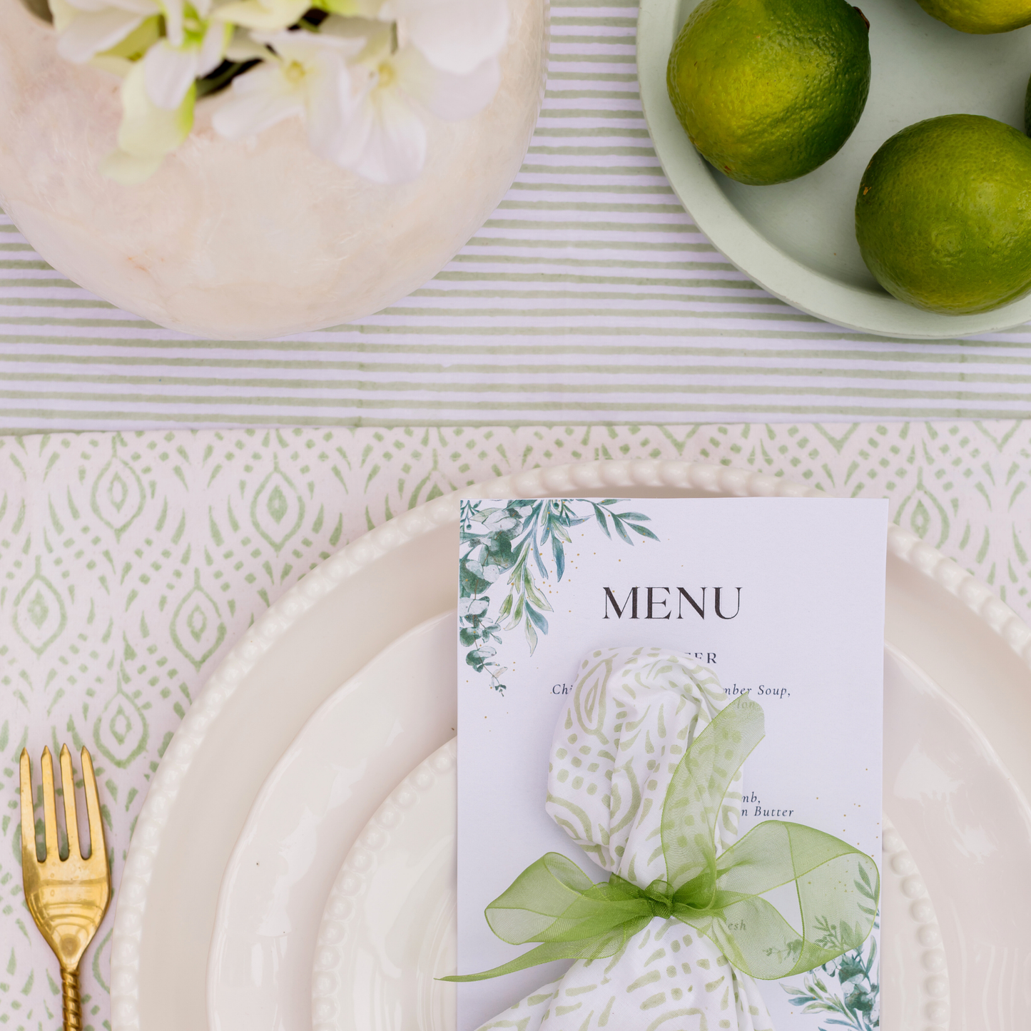 Pair of Eucalyptus Napkins