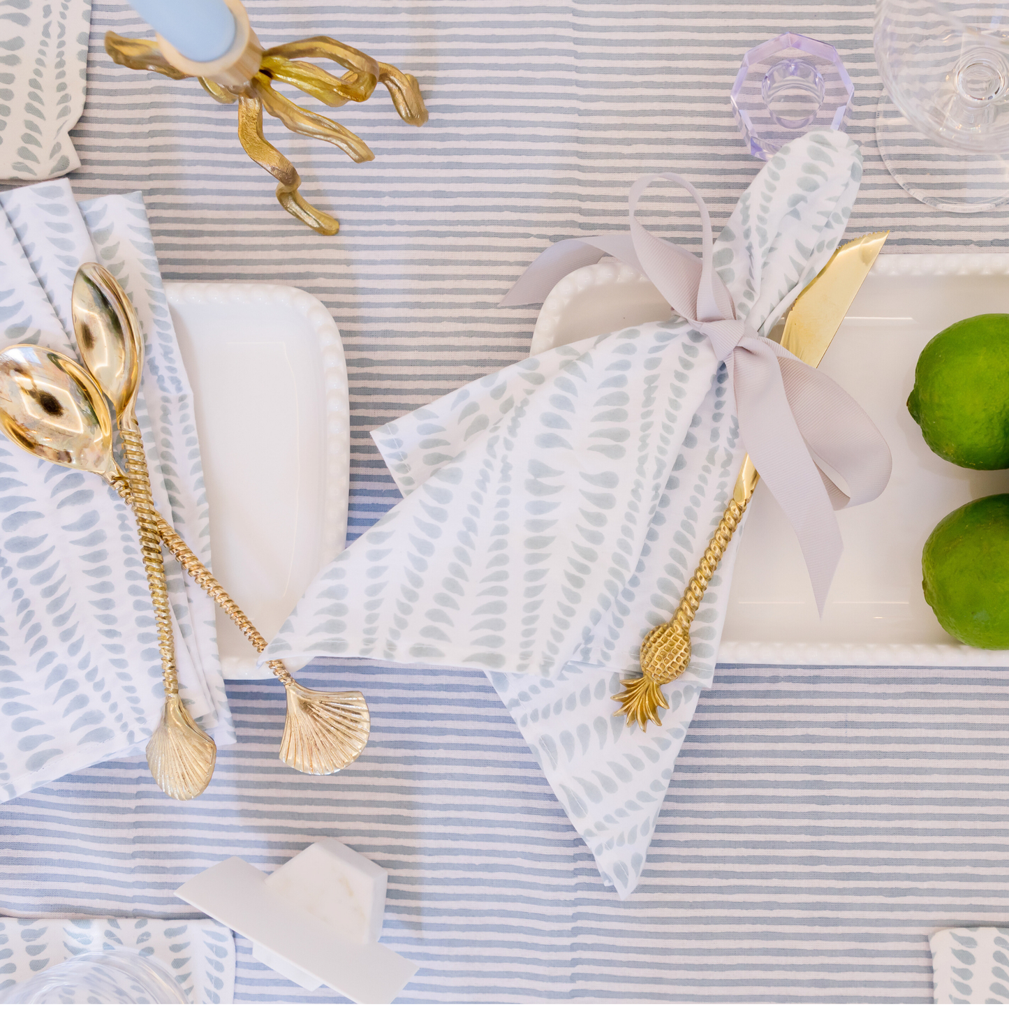 Pair of Hydrangea Napkins