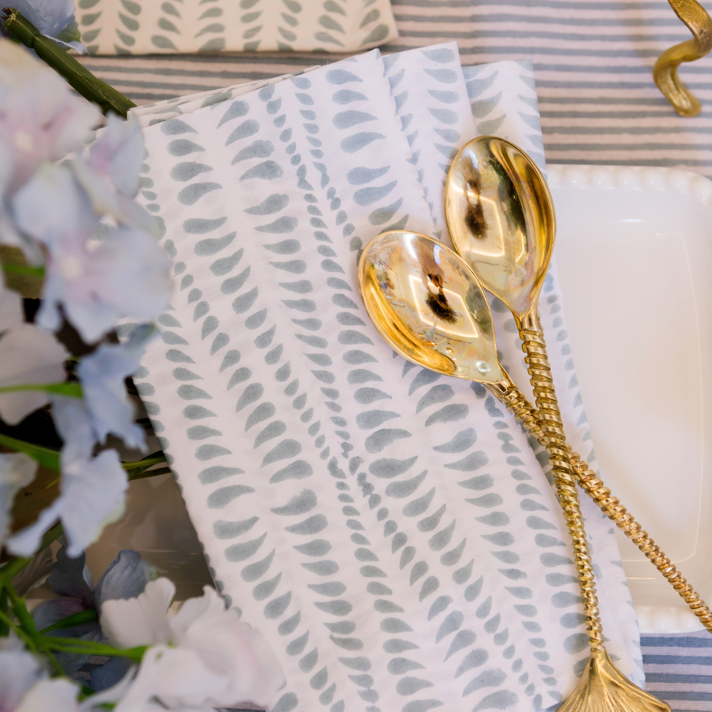 Pair of Hydrangea Napkins