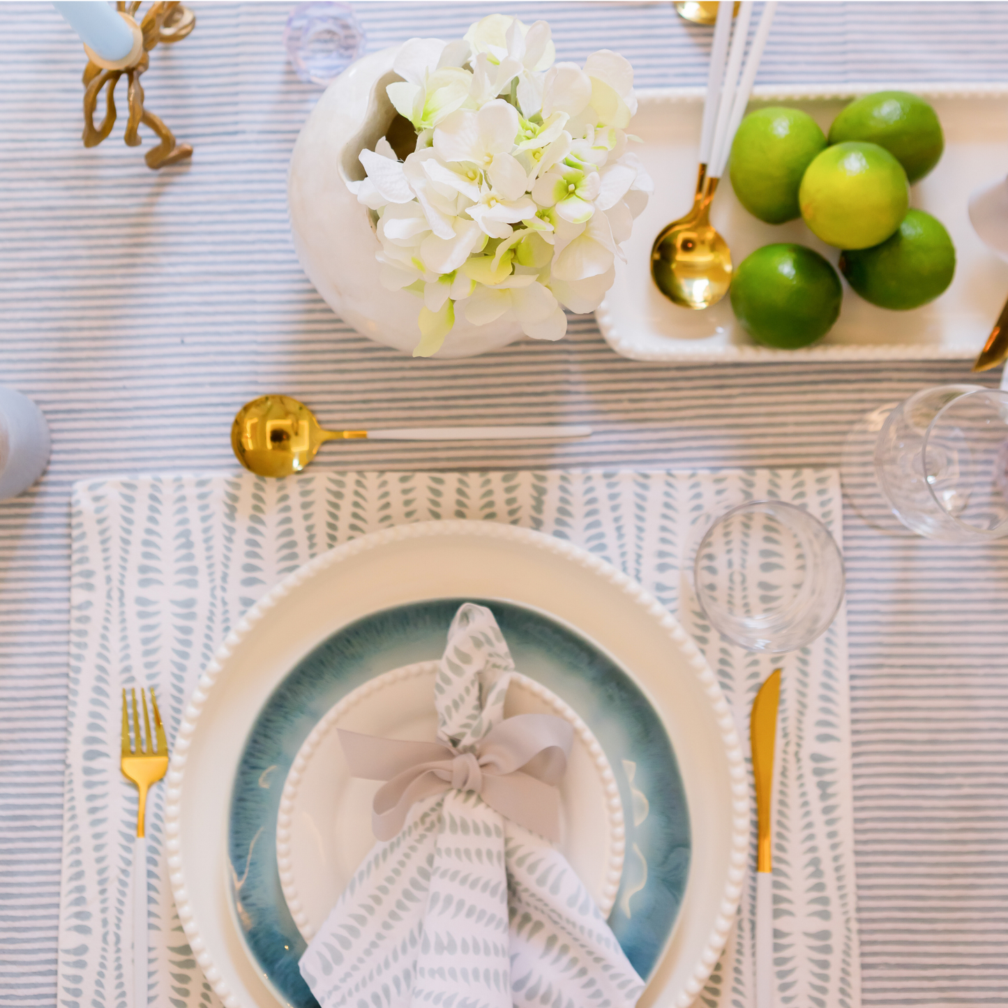 Pair of Hydrangea Placemats