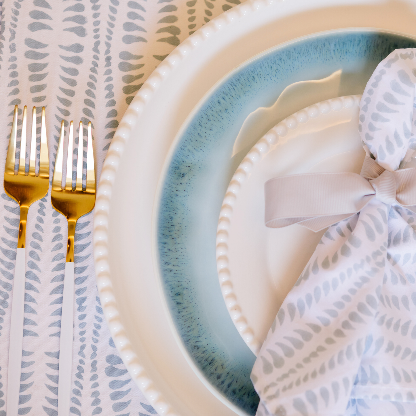 Pair of Hydrangea Napkins