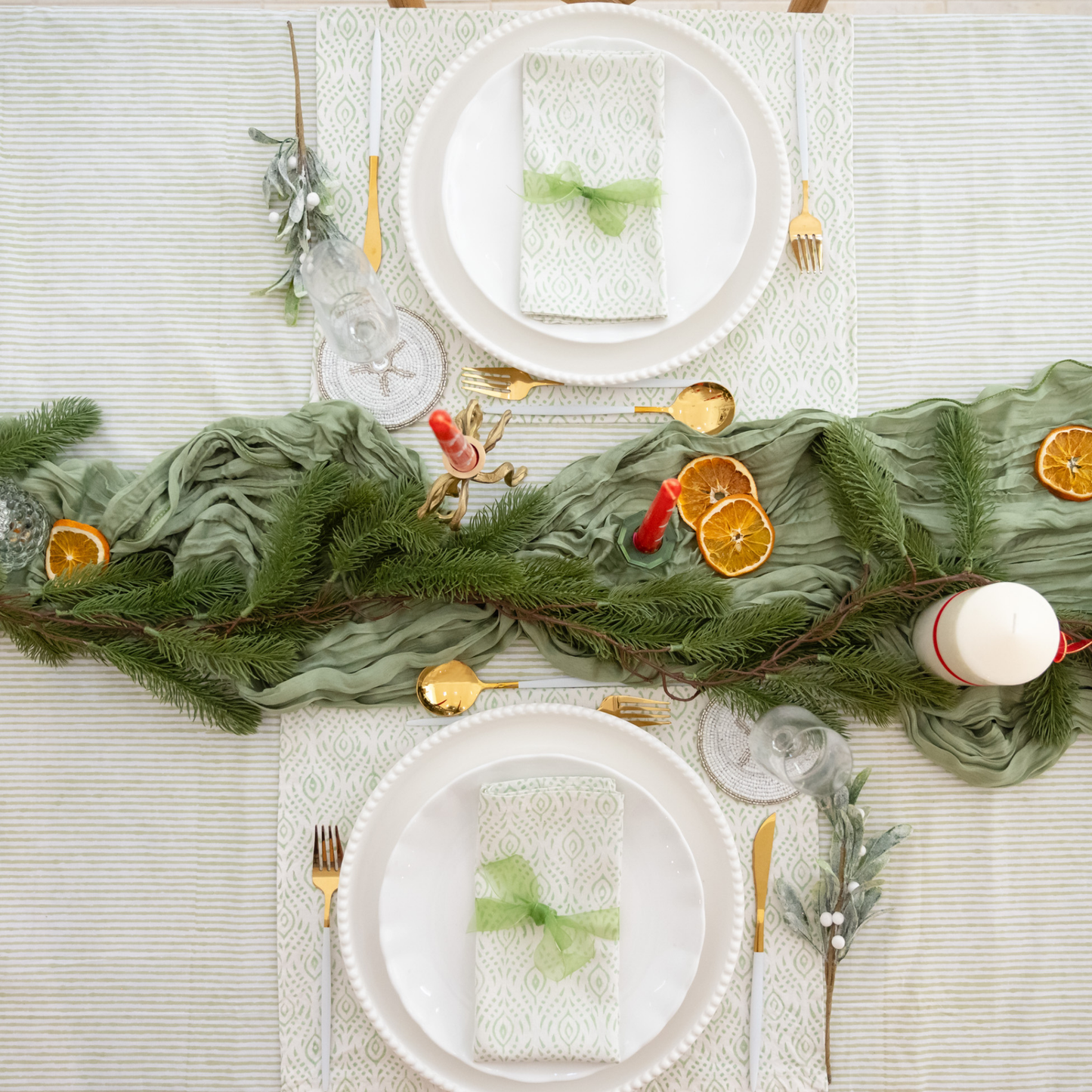 Pair of Eucalyptus Napkins