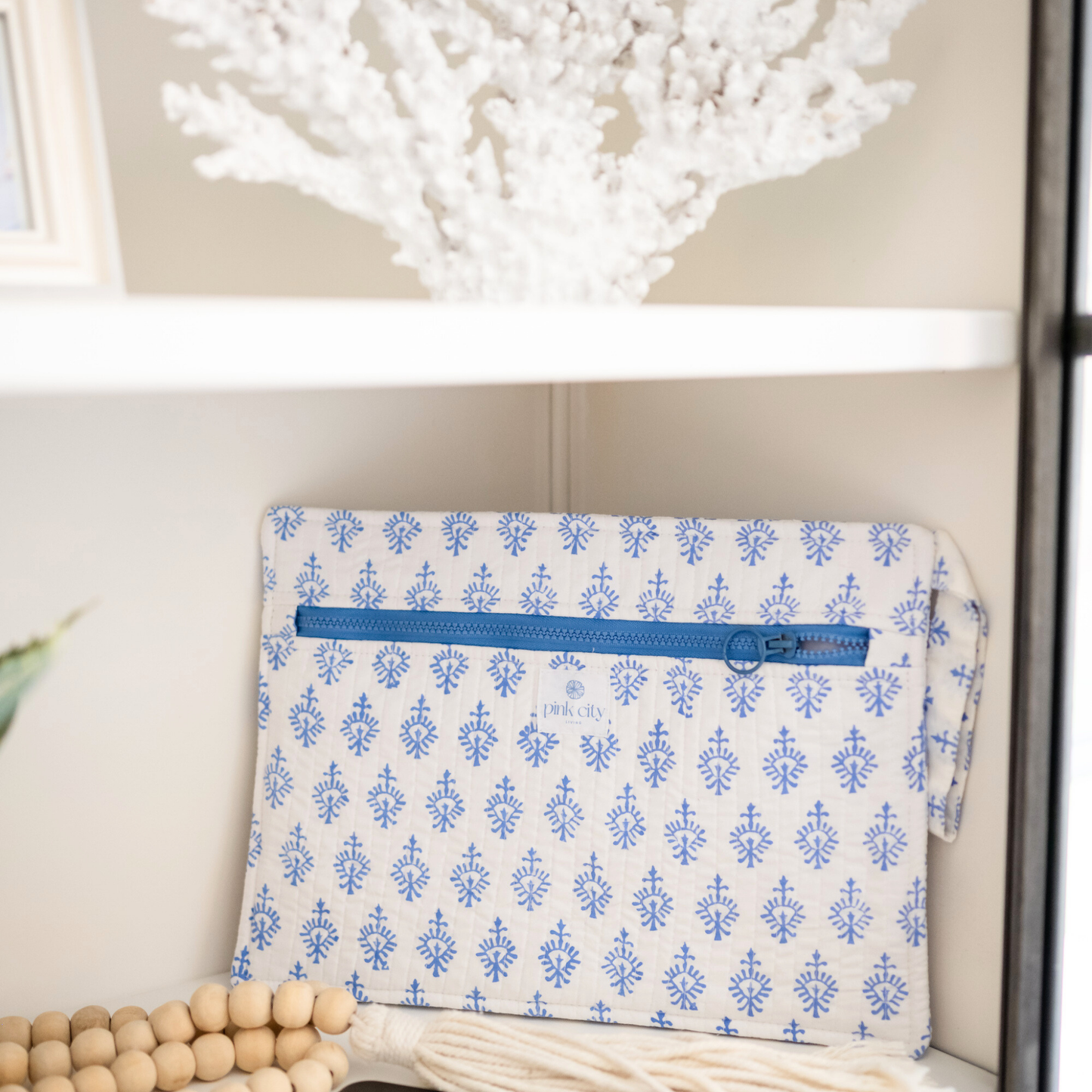 Tablet Sleeve, Santorini Blue Thistle