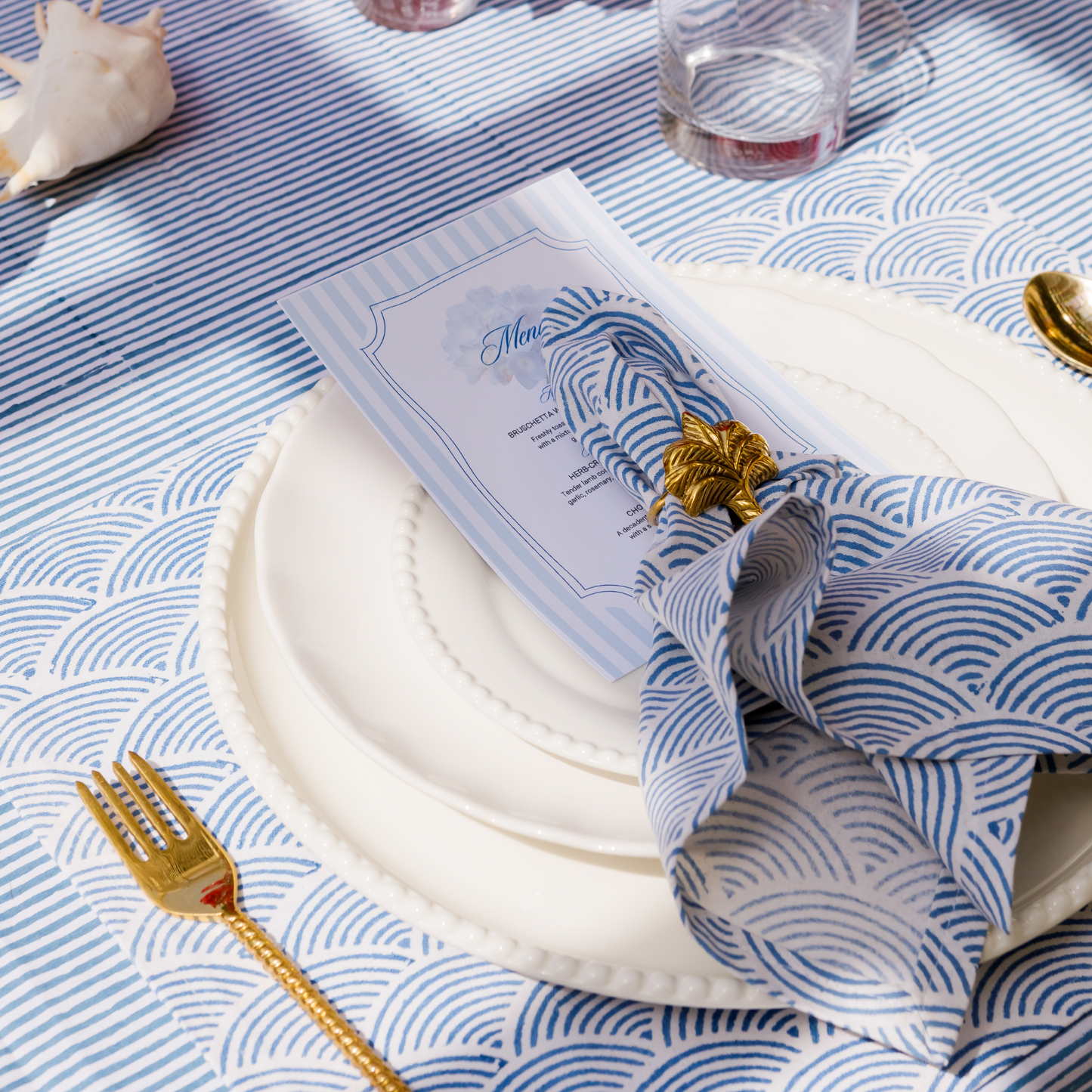 Pair of Cornflower Placemats