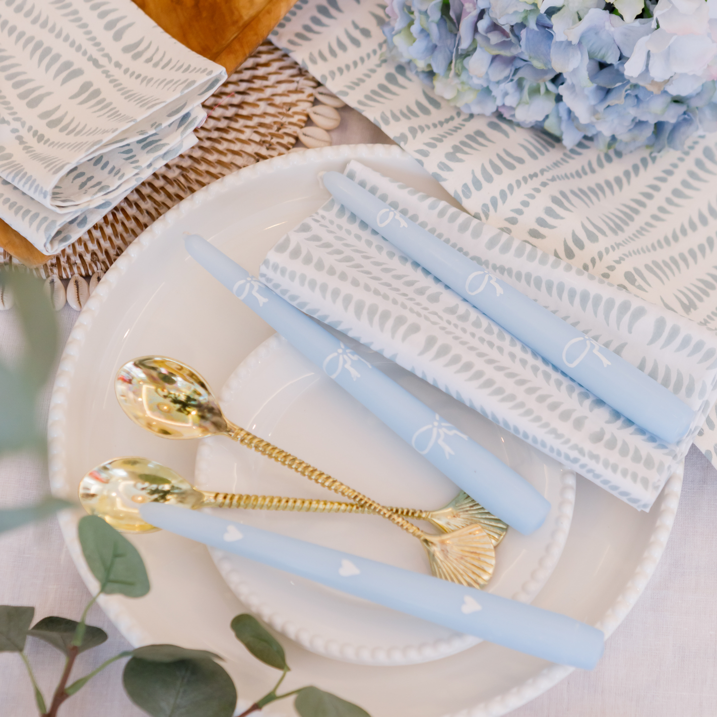 Pair of Hydrangea Placemats