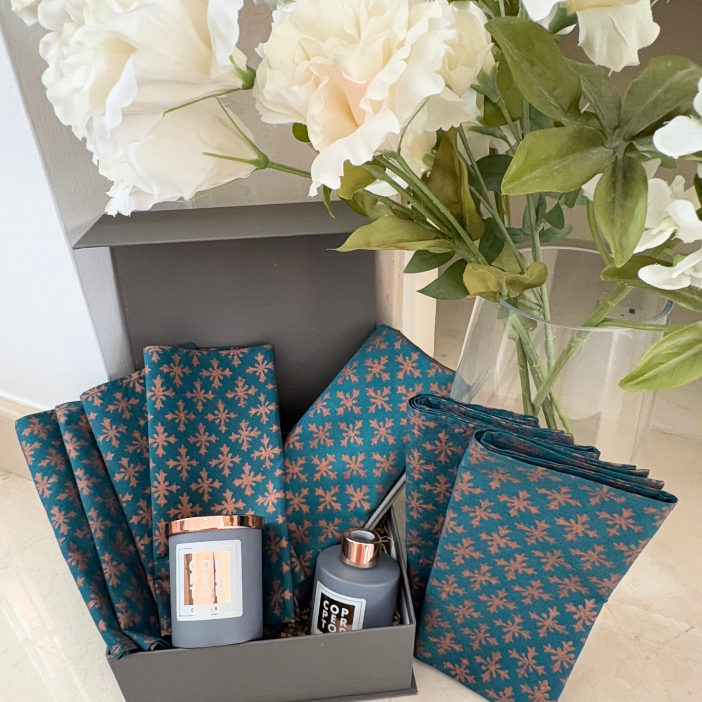 Ramadan Table Linen & Candle Gift Set 🌙