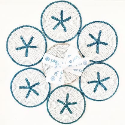 Blue Starfish Coasters