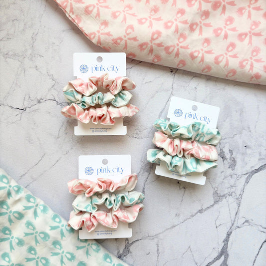 Skinny Scrunchie Set, Organic Cotton