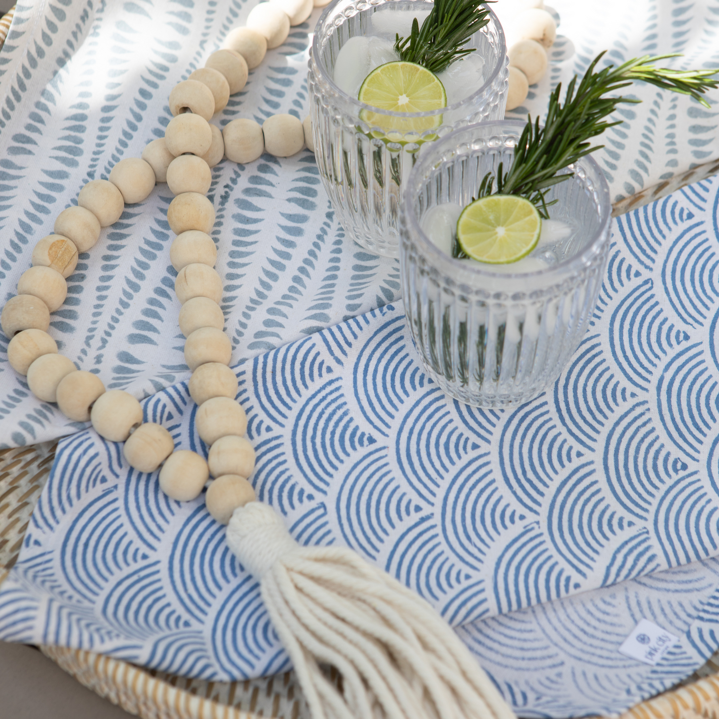 Pair of Hydrangea Napkins