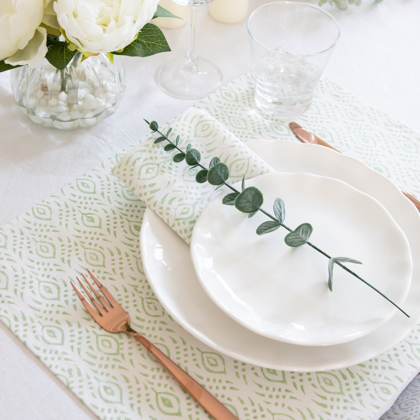 Pair of Eucalyptus Napkins